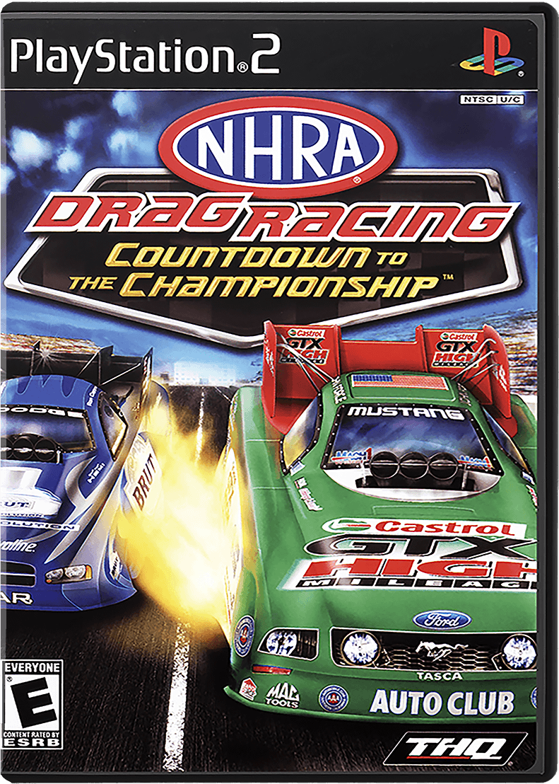 NHRA Drag Racing: Countdown to the Championship box art for Playstation 2